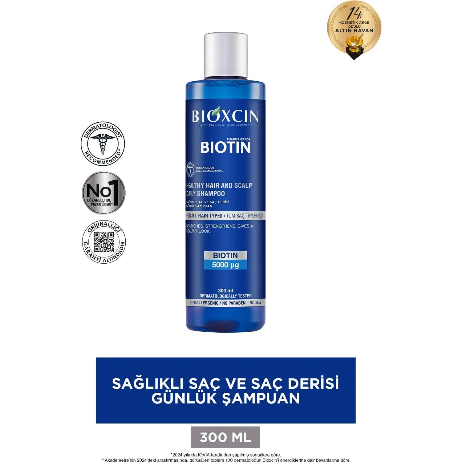 Bioxcin Biotin Anti-Hair Loss Shampoo