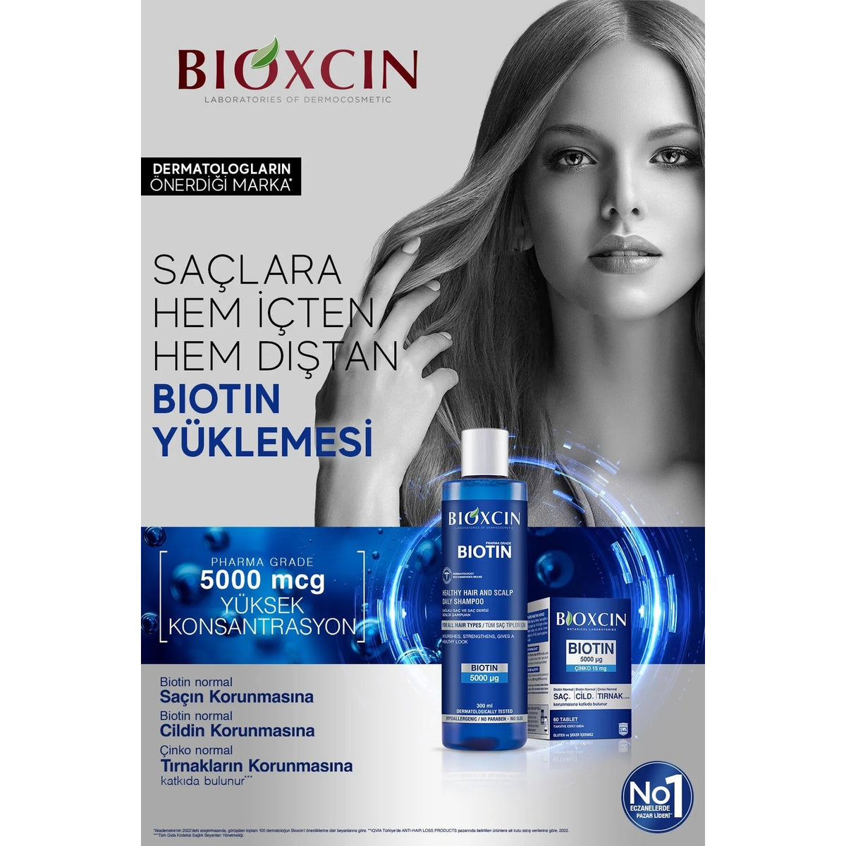 Bioxcin Biotin Anti-Hair Loss Shampoo