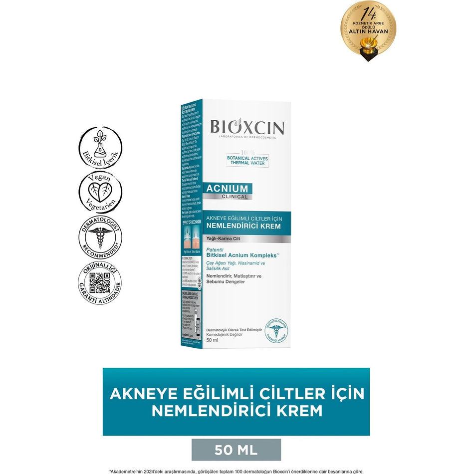 Bioxcin Acnium Sebum Balancing Cream