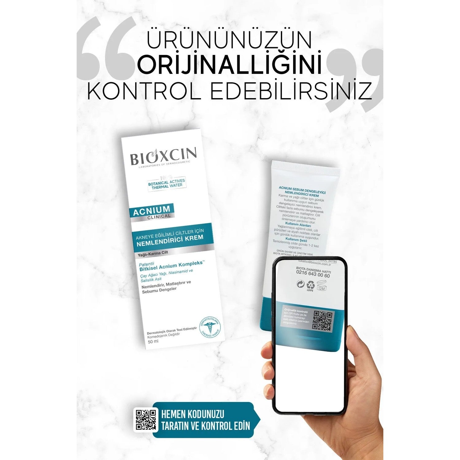 Bioxcin Acnium Sebum Balancing Cream