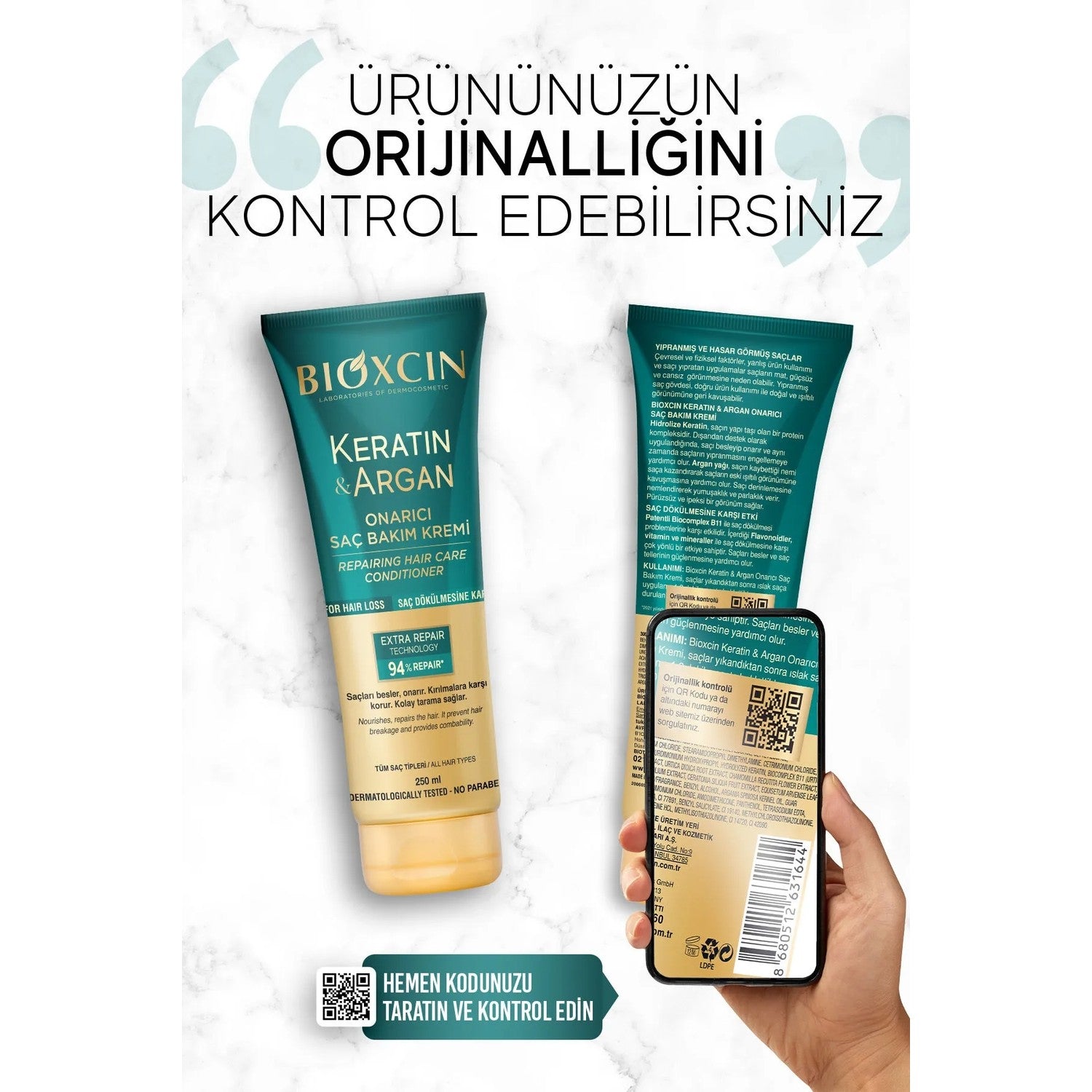 Bioxcin Keratin and Argan Hair Conditioner