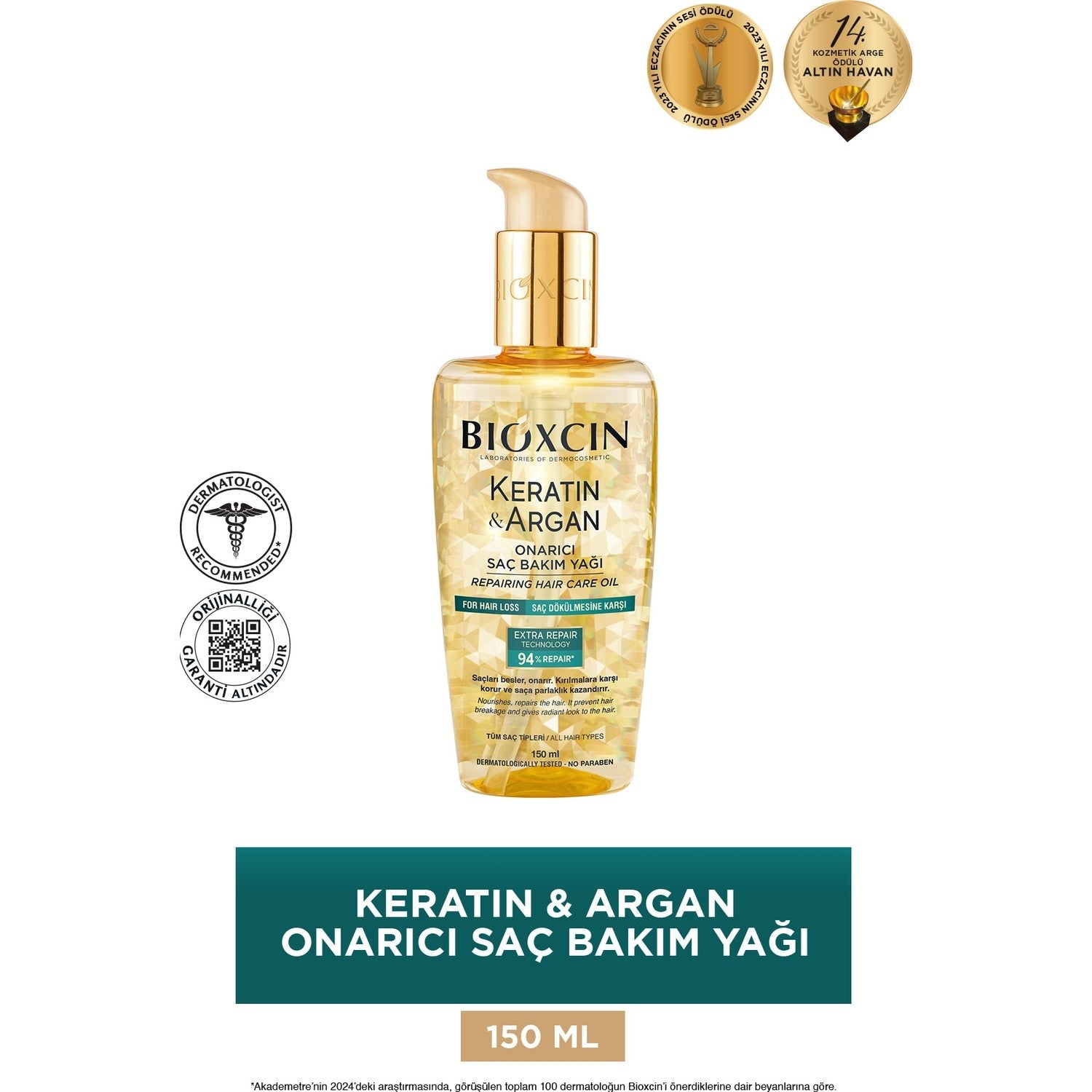 Bioxcin Keratin and Argan Hair Oil