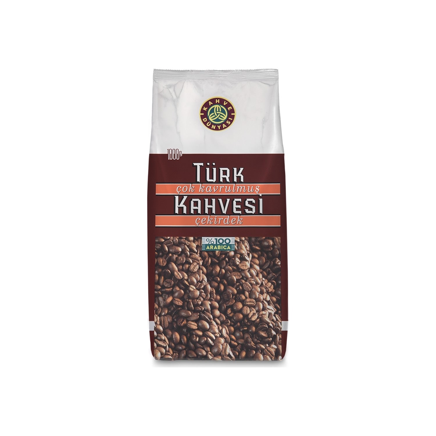 Coffee World Dark Roasted Turkish Coffee Beans 1kg - MALLTURK