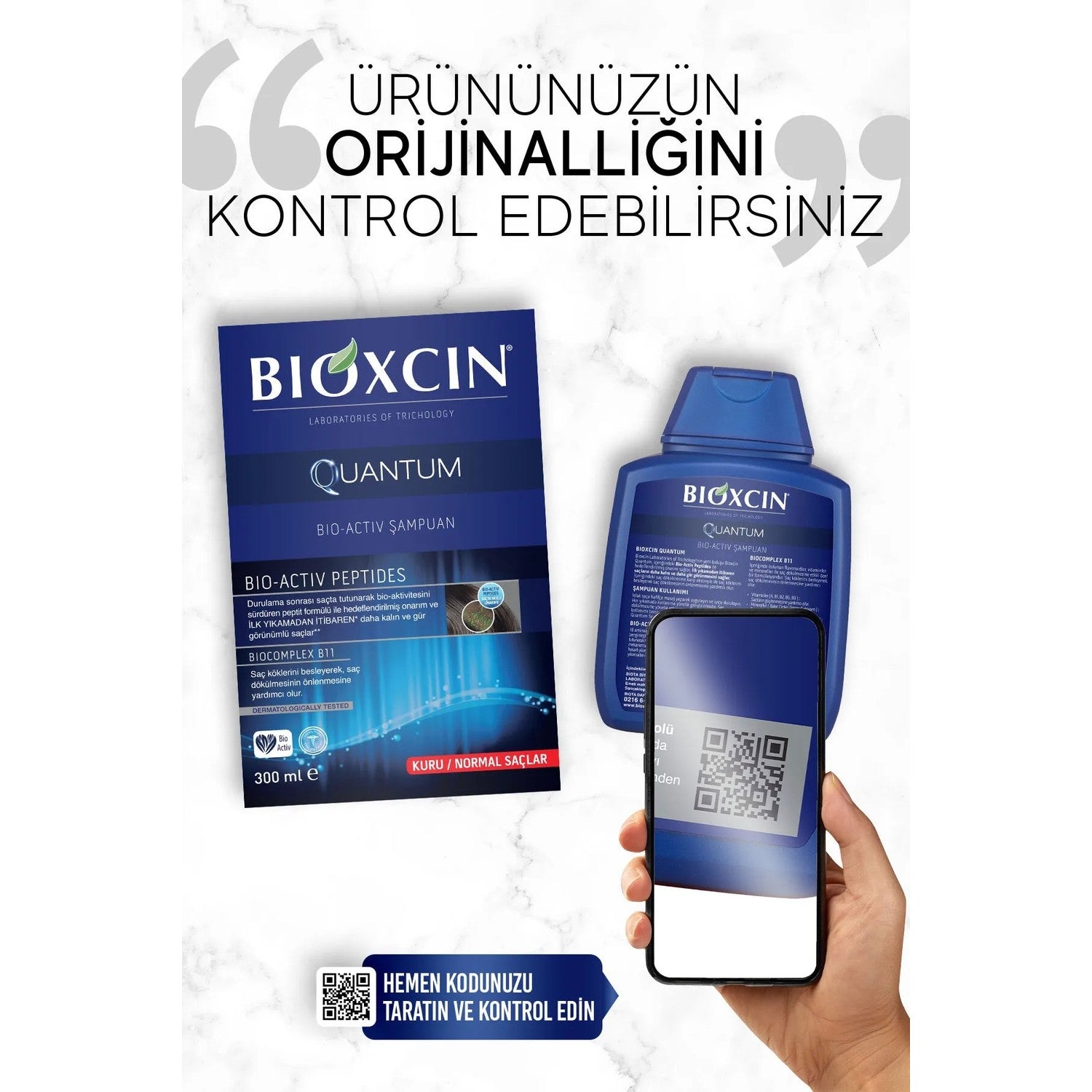 Bioxcin Quantum Dry and Normal Hair Shampoo