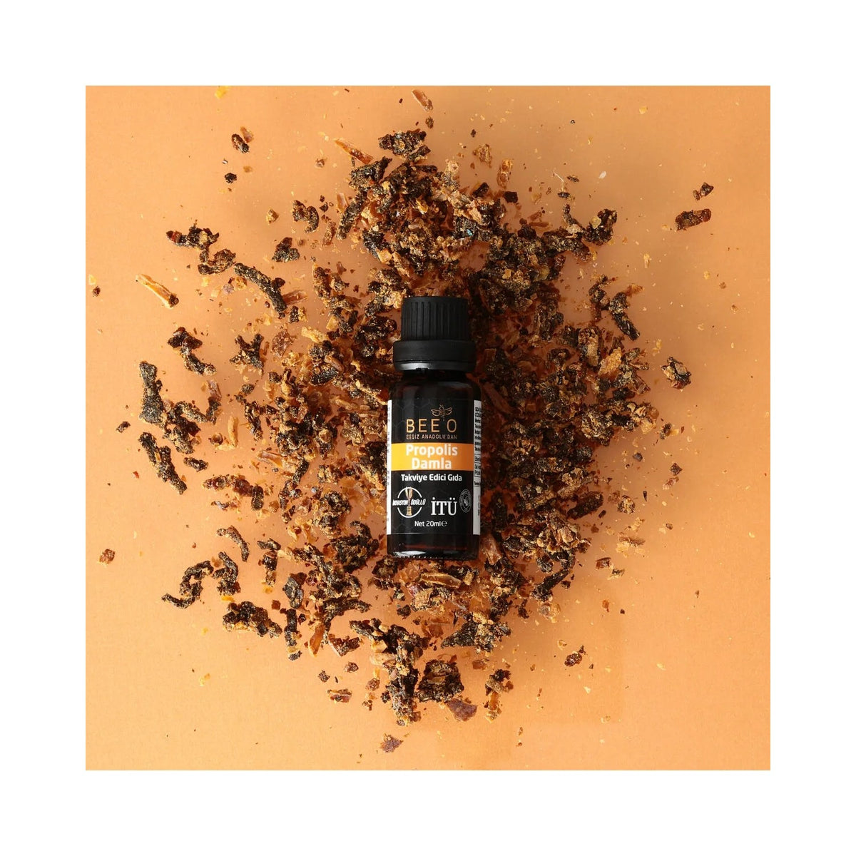 BEE'O Propolis Drops 60 ml Natural and Additive-Free Dietary Supplement - MALLTURK