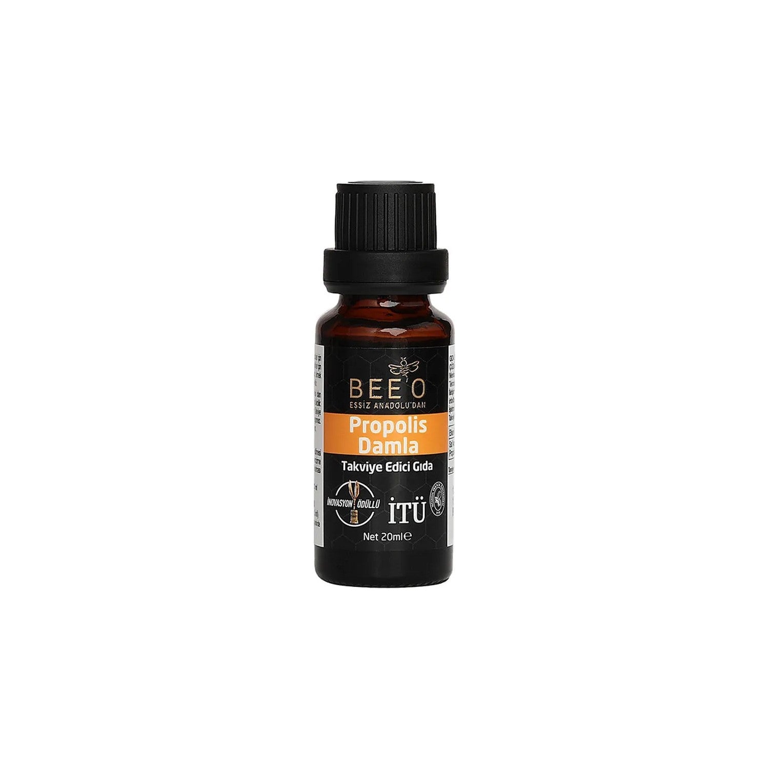 BEE'O Propolis Drops 60 ml Natural and Additive-Free Dietary Supplement - MALLTURK