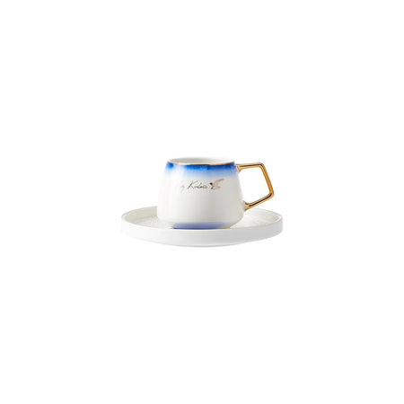 Karaca x IST Collection Istanbul Porcelain Turkish Coffee Cup Set for 6, 100 ml - MALLTURK