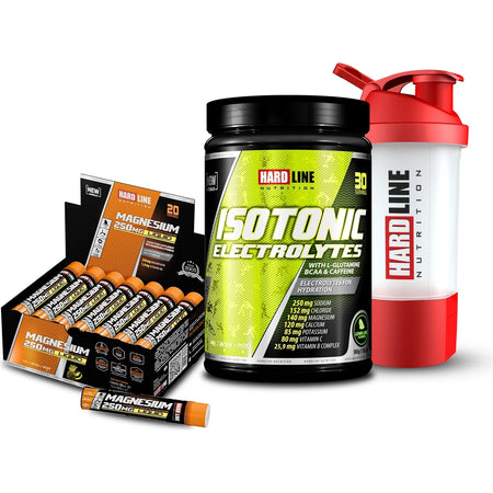 Hardline Nutrition Isotonic & Magnesium Combination Shaker Included as a Gift - MALLTURK