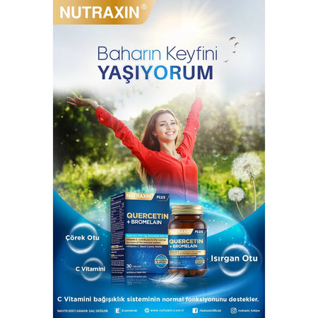 Nutraxin Quercetin + Bromelain 30 Tablet - MALLTURK