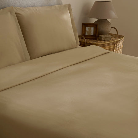 Karaca Home Farel Muslin Double Bed Quilt Set, Mink - MALLTURK