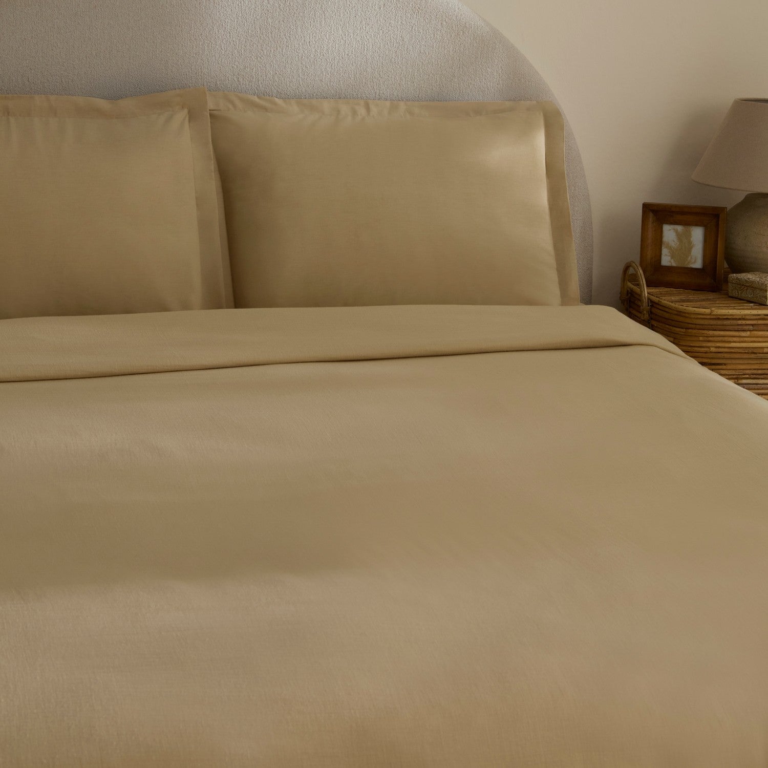 Karaca Home Farel Muslin Double Bed Quilt Set, Mink - MALLTURK
