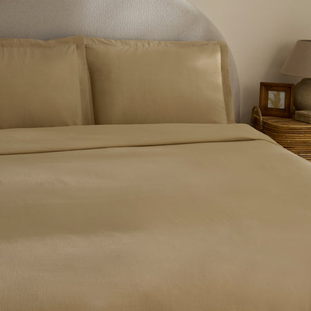 Karaca Home Farel Muslin Double Bed Quilt Set, Mink - MALLTURK