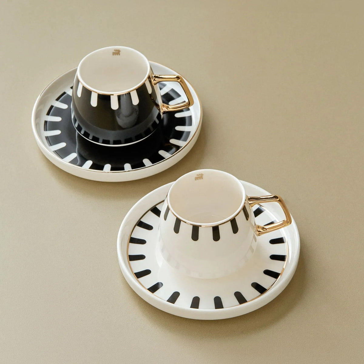 Karaca 50th Anniversary Signature Collection Korea Turkish Coffee Cup Set for 2, 100 ml - MALLTURK