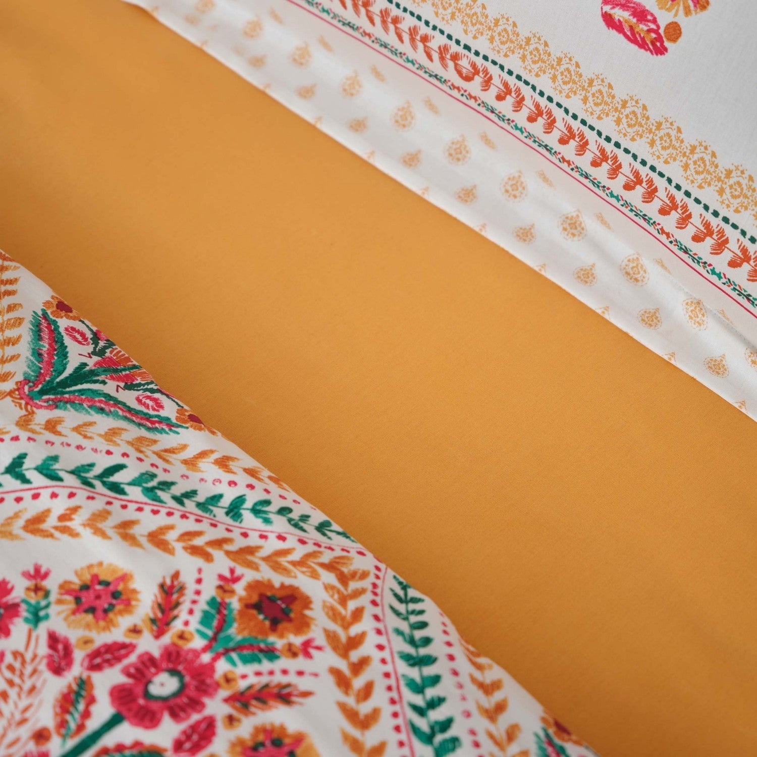 Karaca Home Carmenta Kiremit %100 Cotton Double Duvet Cover Set - MALLTURK