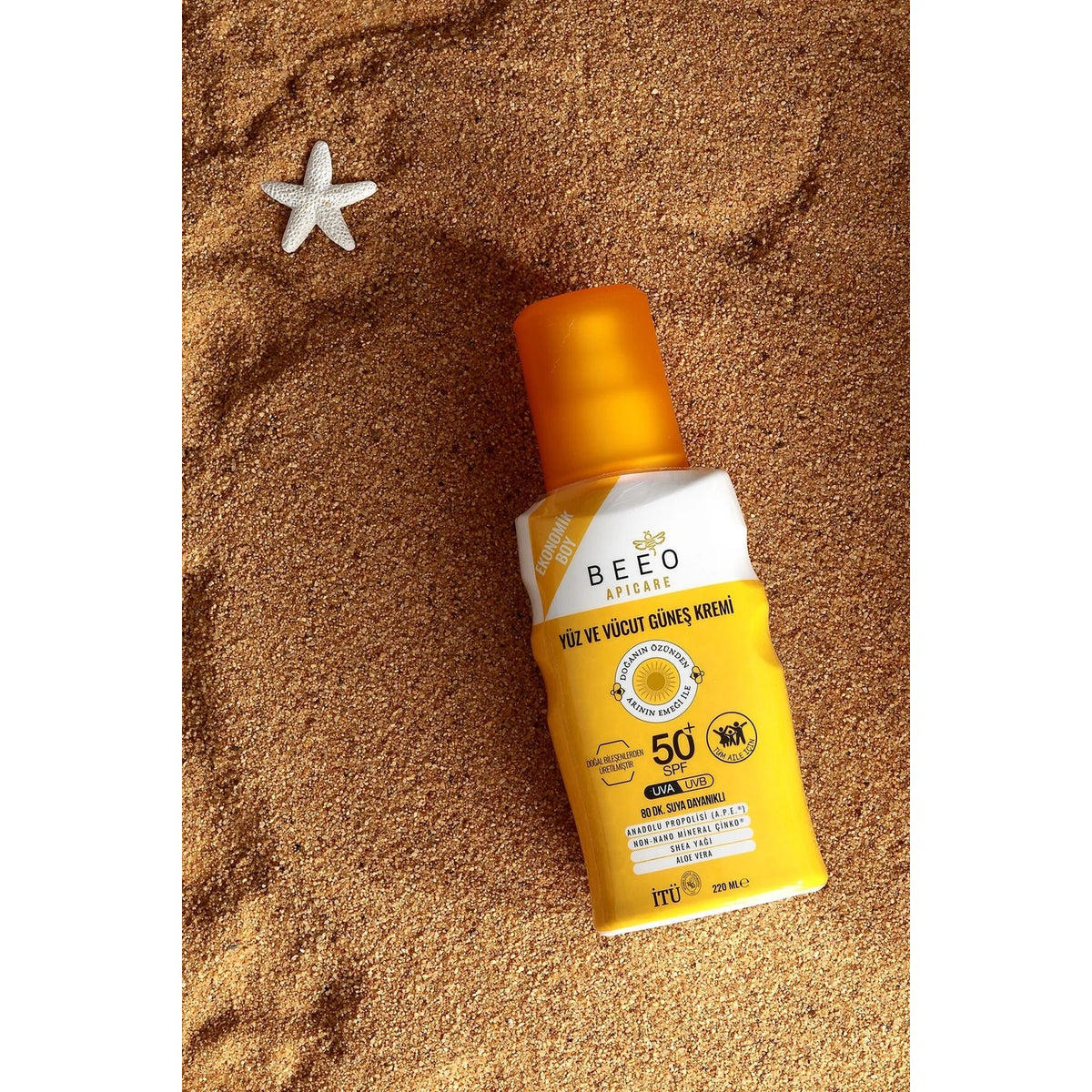 BEE'O Apicare With Propolis Organic Face and Body Sunscreen - MALLTURK