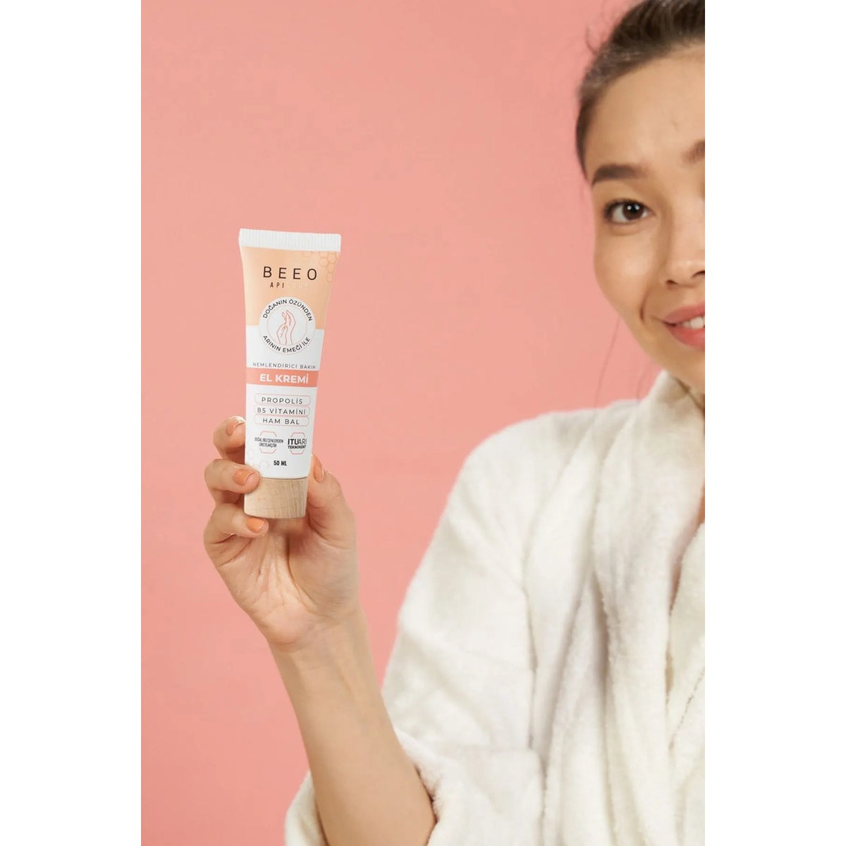 BEE'O Moisturizing With Honey Organic Hand Cream 50 ml