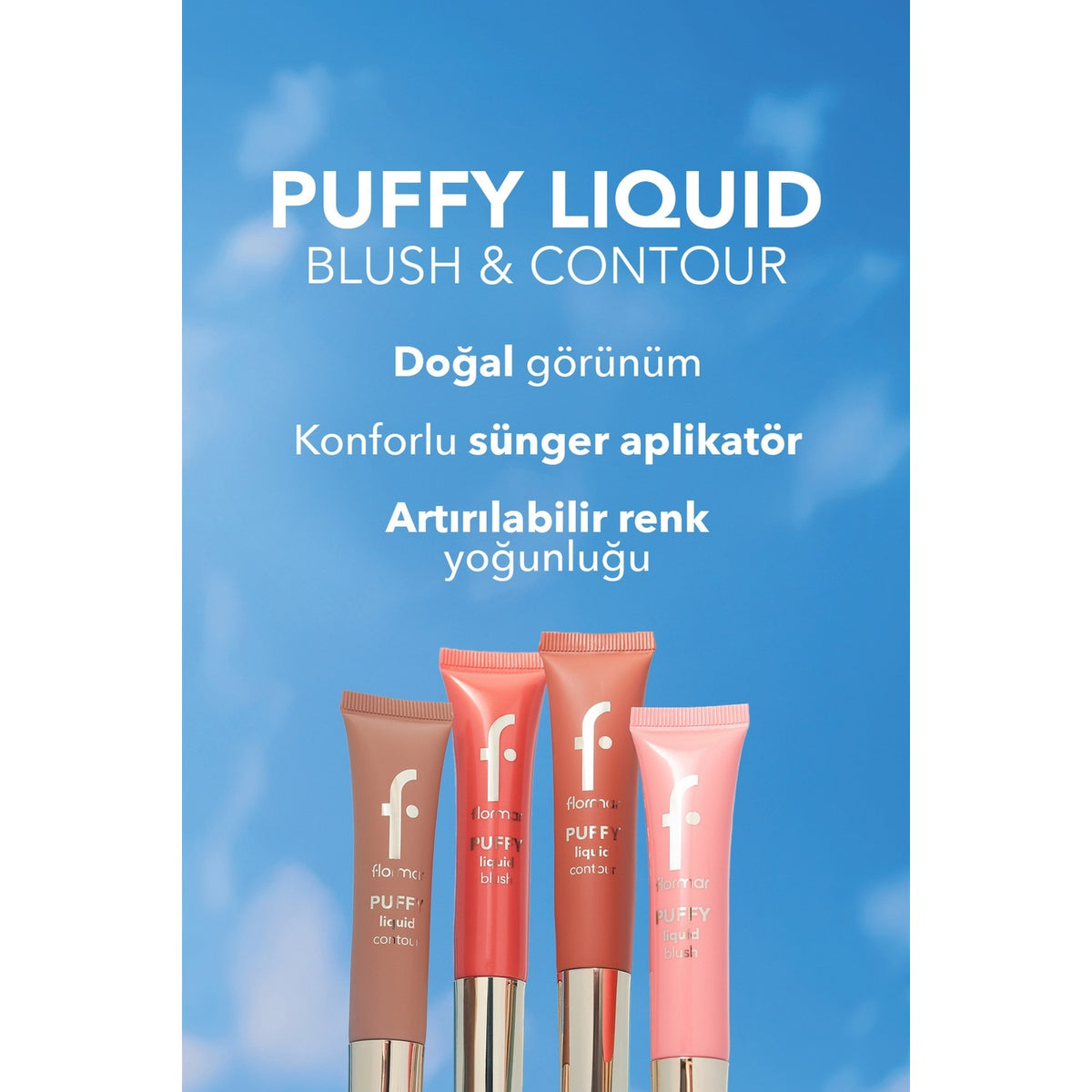 Flormar Puffy Liquid Blush