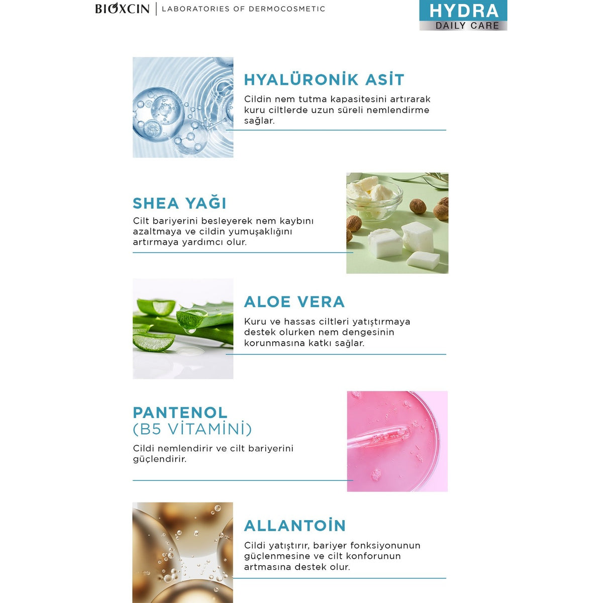 Bioxcin Hydra Moisturizing Face Cream