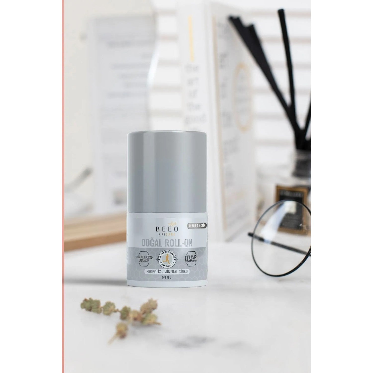BEE'O With Propolis Organic Roll-On Deo Men - MALLTURK