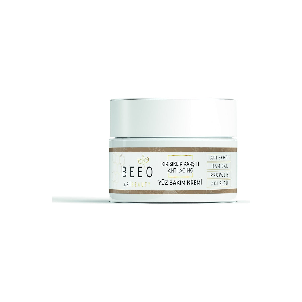 BEE'O Apibeauty With Bee Venom With Propolis With Royal Jelly Anti-Aging Face Care Cream 50 ml