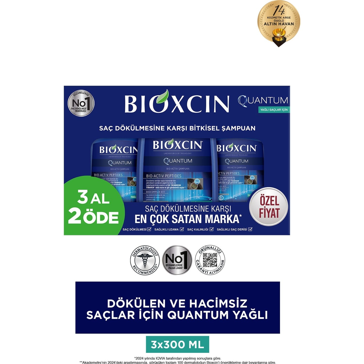 Bioxcin Quantum Oily Hair Shampoo
