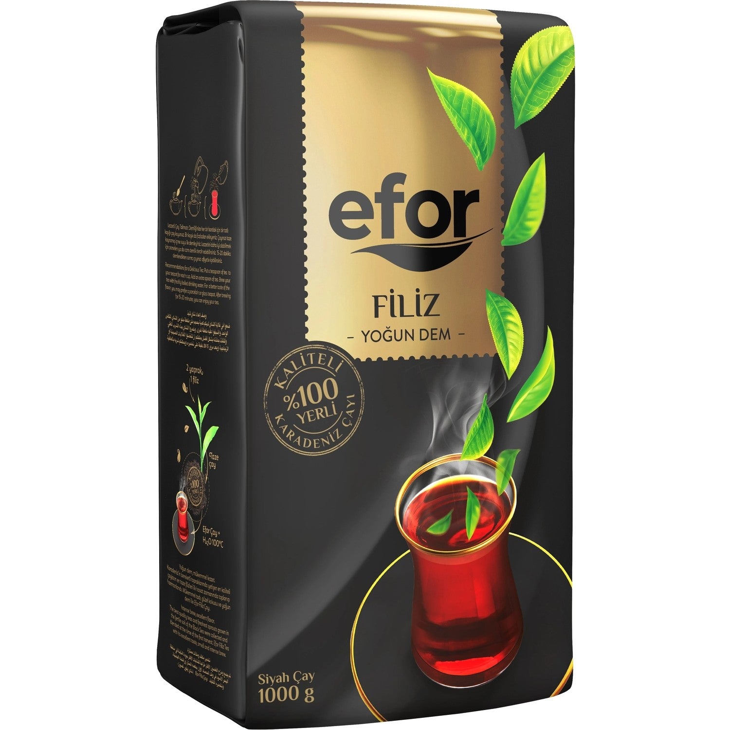 Efor tea Efor sprout loose leaf black tea 1000 g - MALLTURK