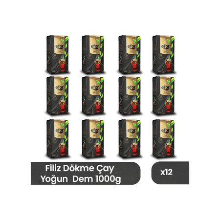 Efor tea Efor sprout loose leaf black tea 1.000 g x 12 pieces - MALLTURK