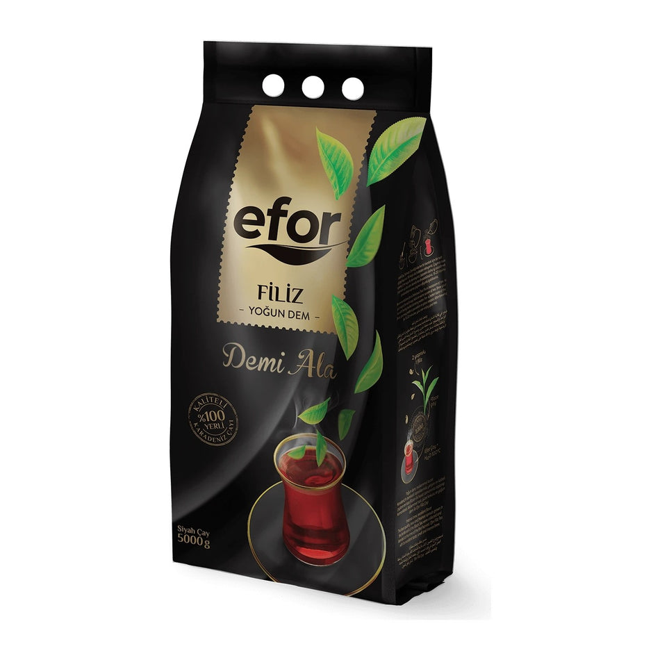 Efor tea sprout Demi Ala 5000 g black tea quality Yogun Dem with Karadeniz Menseli - MALLTURK