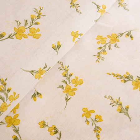 Karaca Home Petalya %100 Cotton Double Duvet Cover and Pique Set Yellow - MALLTURK