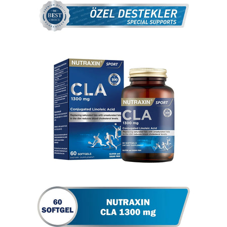 Nutraxin Tonalin Cla 1300 Mg 60 Softgel - Safflower Oil - MALLTURK