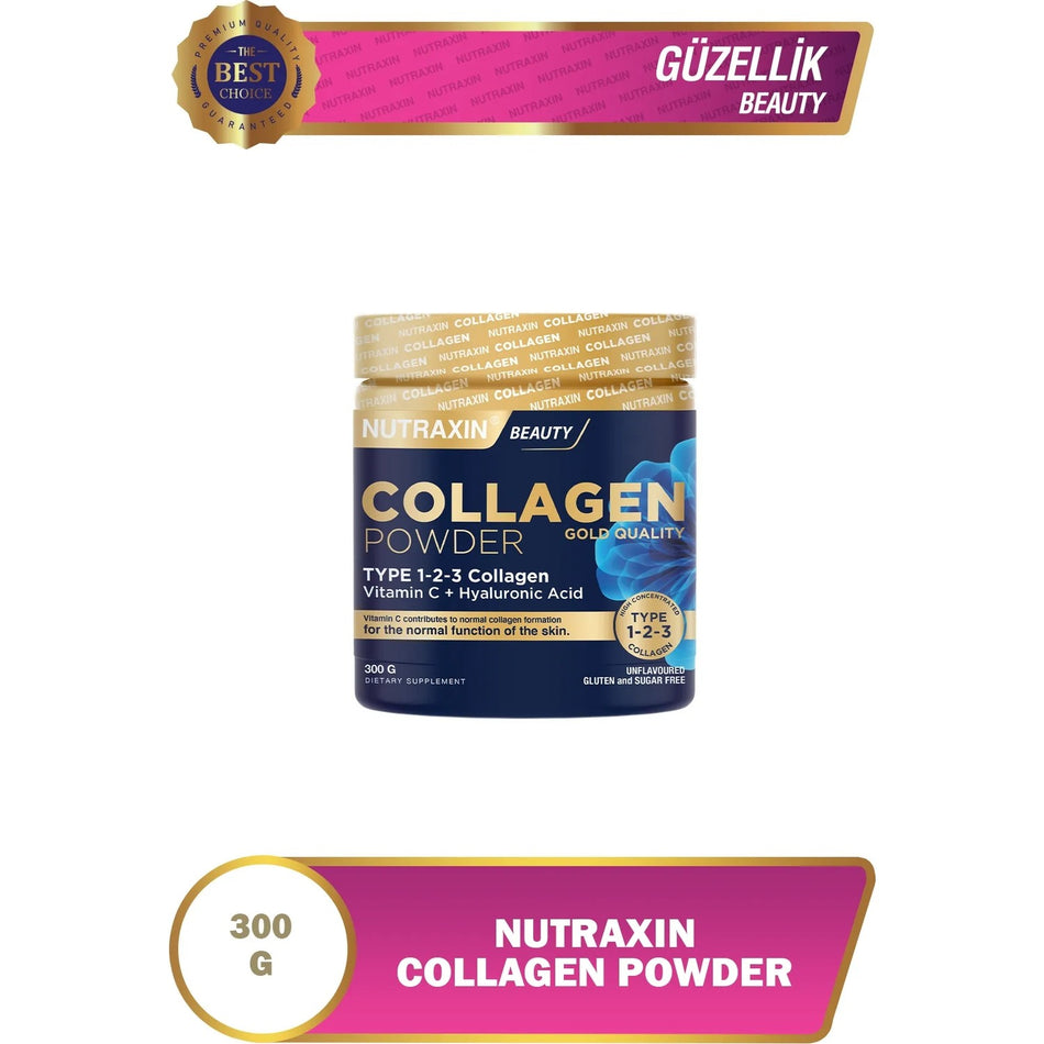 Nutraxin Collagen Powder Type 1 2 3 Collagen Powder 300 g - MALLTURK