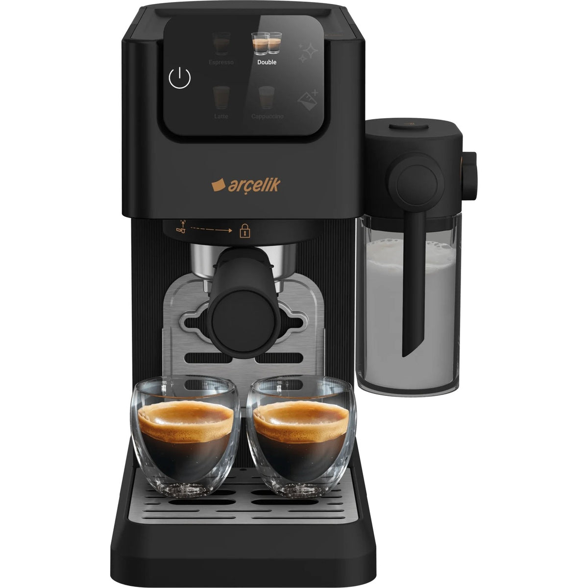Arcelik EM 3353 Imperium Barista Semi-Automatic Espresso Machine - MALLTURK