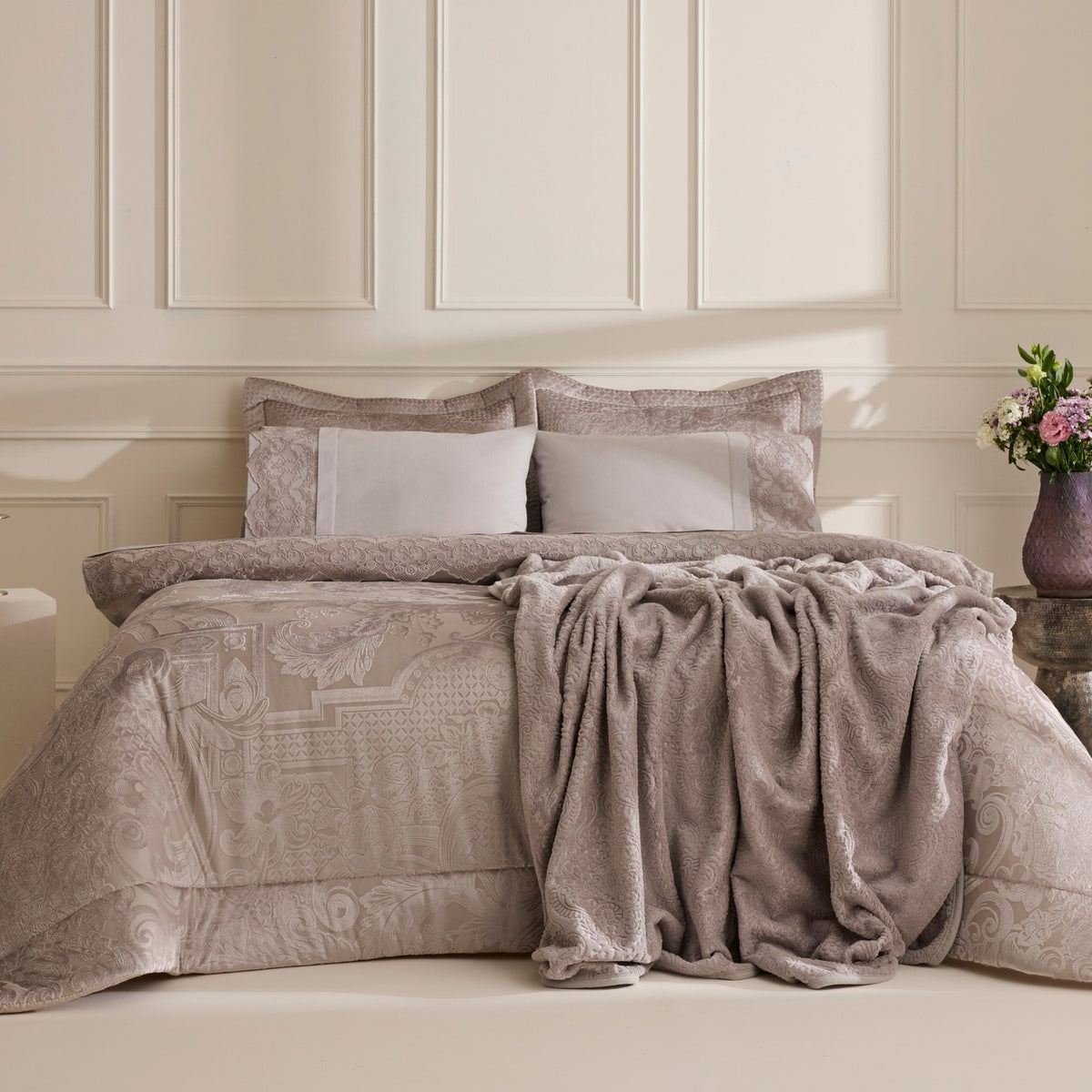 Karaca Home Valeria Best 8-Piece Bridal Set in Stone - MALLTURK
