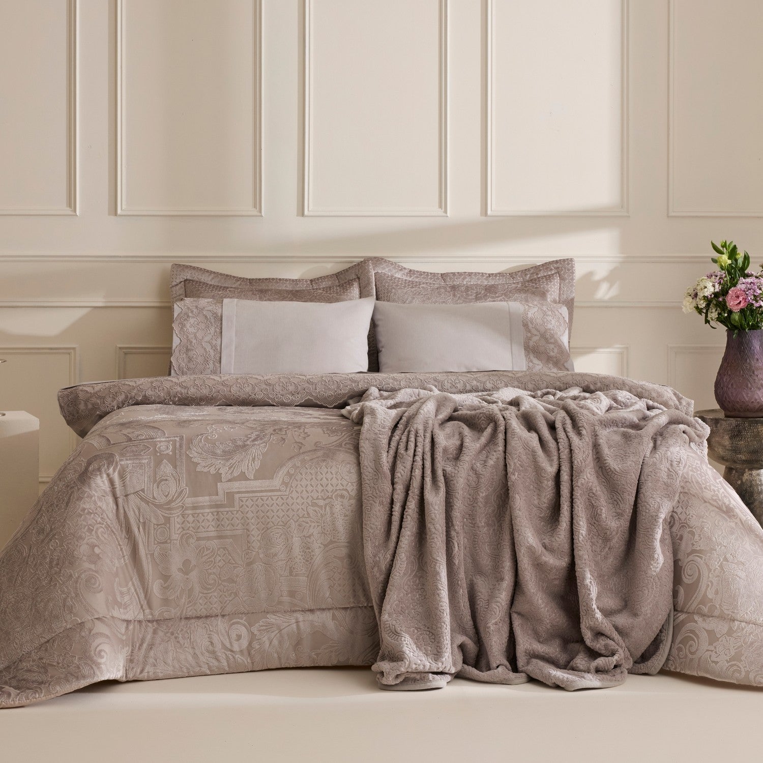 Karaca Home Valeria Best 8-Piece Bridal Set in Stone - MALLTURK