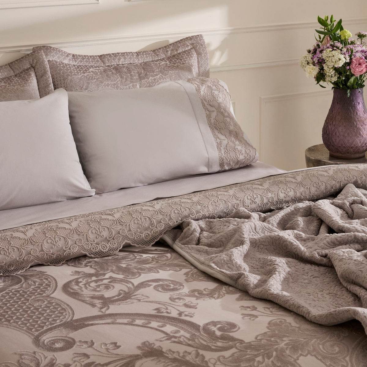 Karaca Home Valeria Best 8-Piece Bridal Set in Stone - MALLTURK