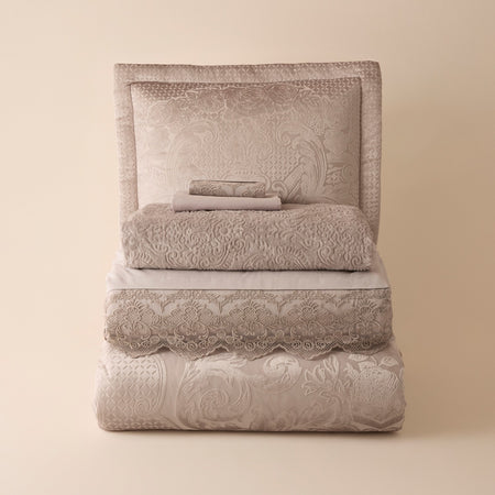 Karaca Home Valeria Best 8-Piece Bridal Set in Stone - MALLTURK