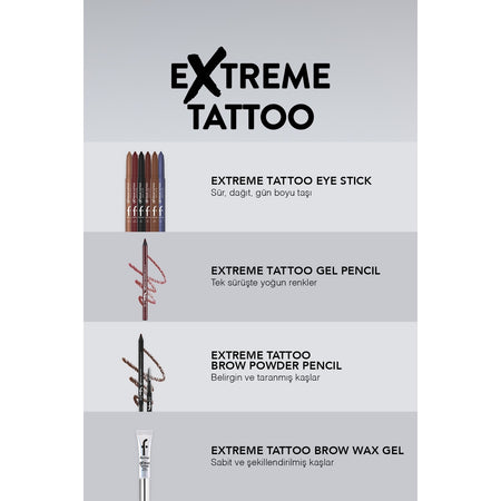 Flormar Extreme Tattoo Eyeliner and Eye Shadow Stick