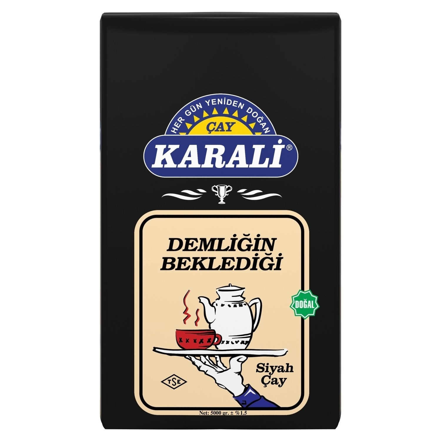 Karali tea Karali loose leaf tea 5000 g black tea Kalitesi with Demligin Bekledigi natural aroma - MALLTURK