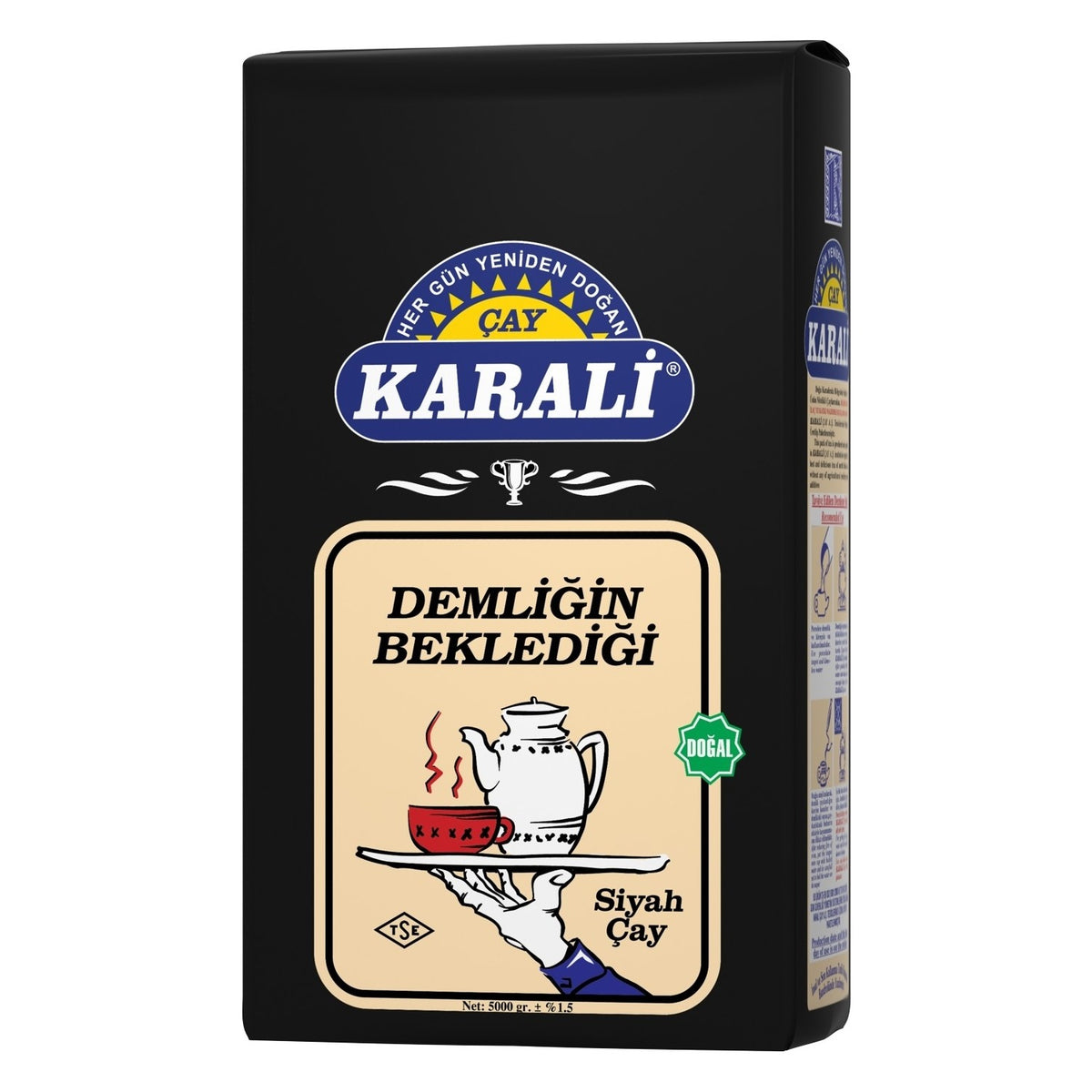 Karali tea Karali loose leaf tea 5000 g black tea Kalitesi with Demligin Bekledigi natural aroma - MALLTURK