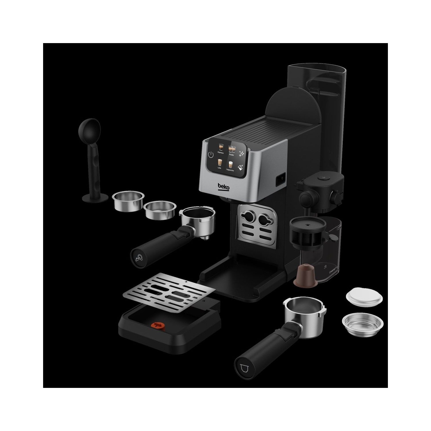 Beko CEP 6464 X CaffeExperto Semi-Automatic Capsule Espresso Machine - MALLTURK