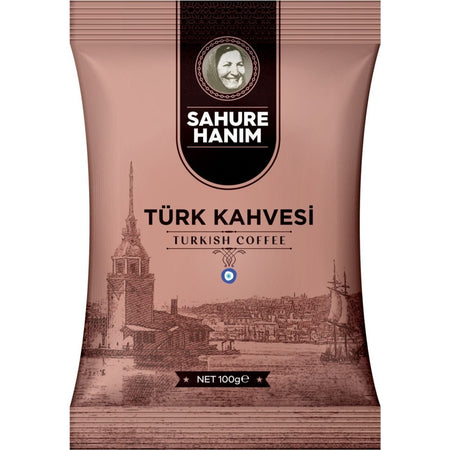 Sahure Hanim Turkish Coffee 100 g - MALLTURK