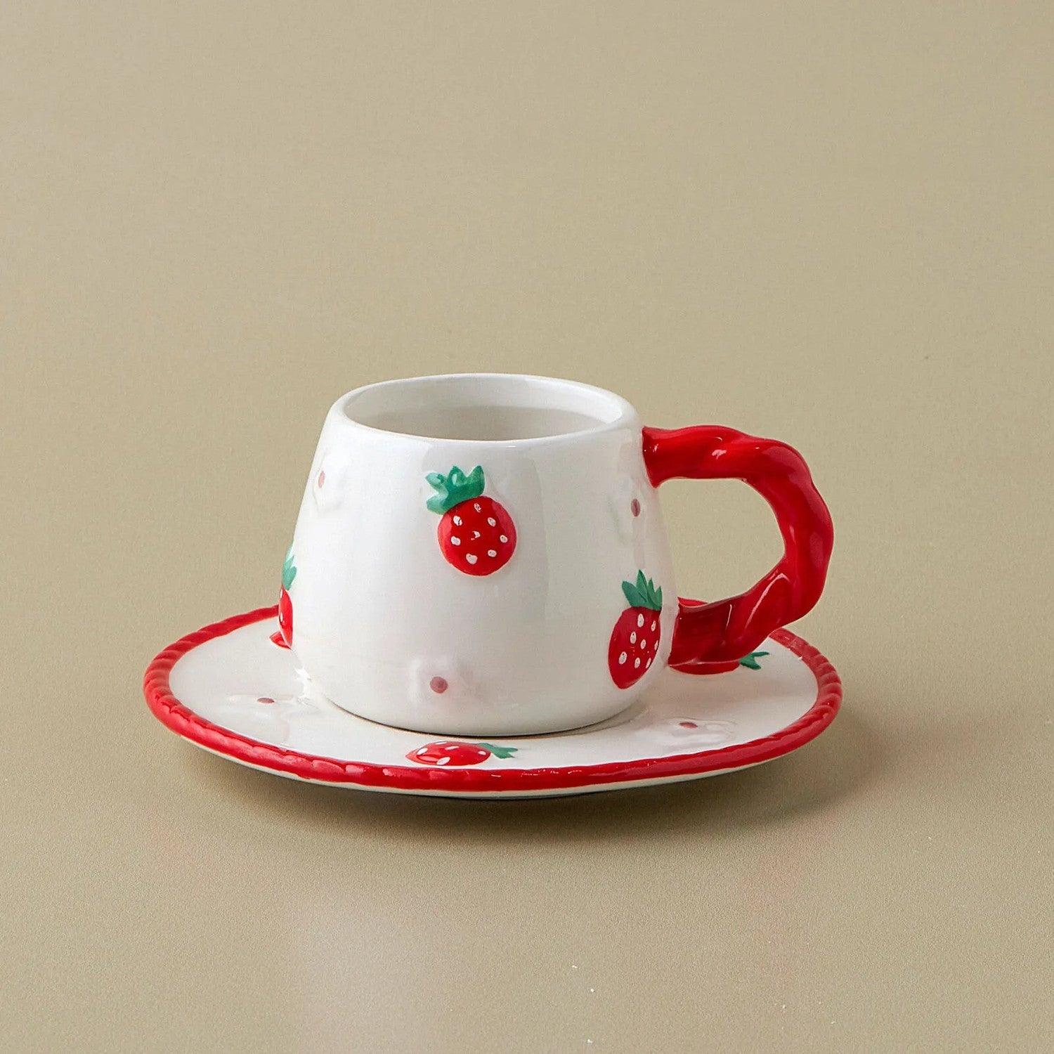 Karaca Berrybloom Turkish Coffee Cup Set for 2, 100 ml