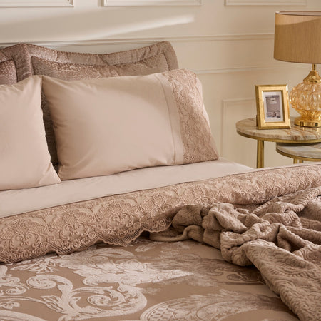 Karaca Home Valeria Best 8-Piece Bridal Set, Mink - MALLTURK