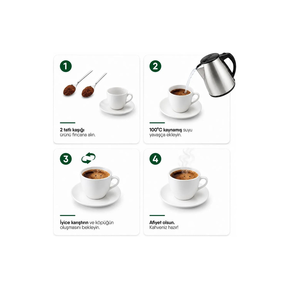 Shazel Mint Flavored instant Turkish Coffee 100g x 6 Packs (FLAVORED) - MALLTURK