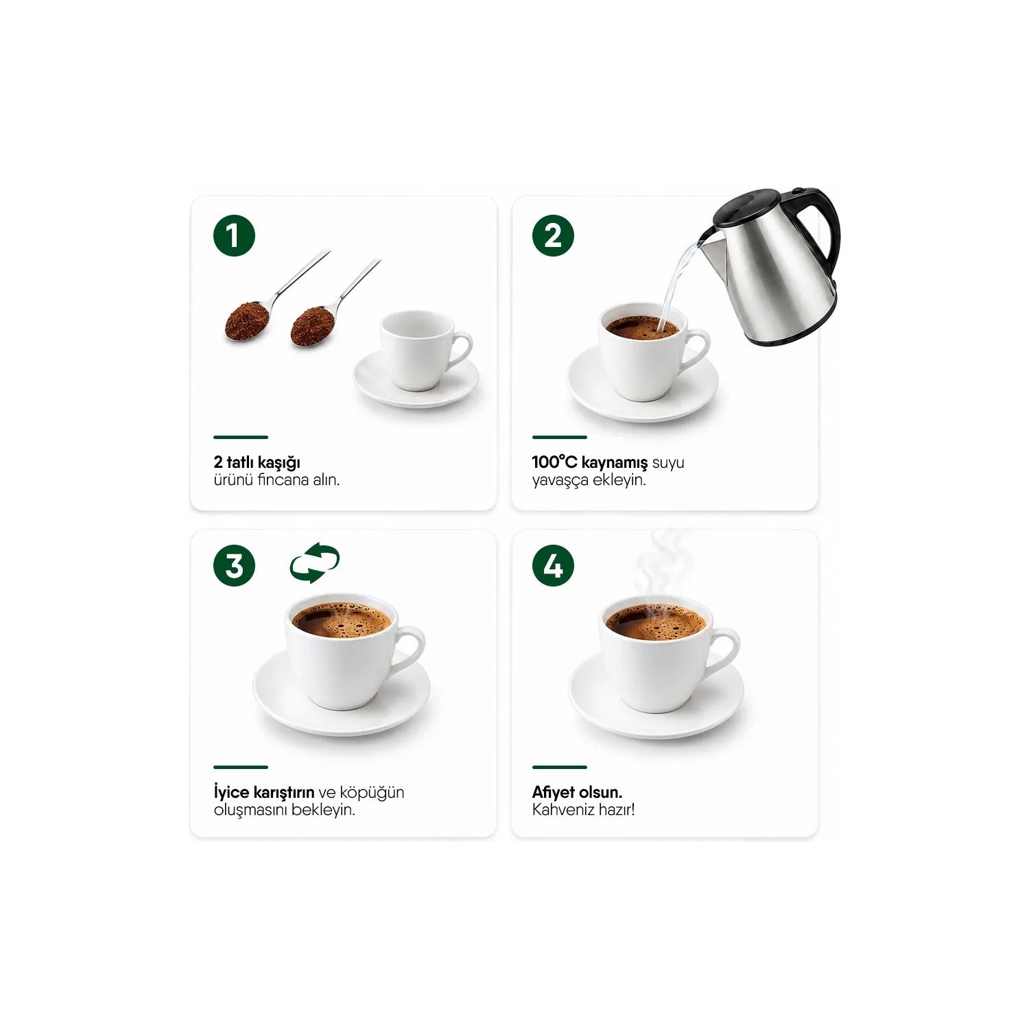 Shazel Mint Flavored instant Turkish Coffee 100g x 6 Packs (FLAVORED) - MALLTURK