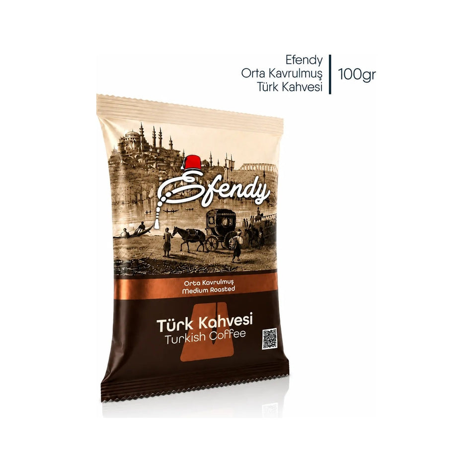 Shazel Efendy Turkish Coffee 100 g | Medium Roast | Traditional Flavor - MALLTURK