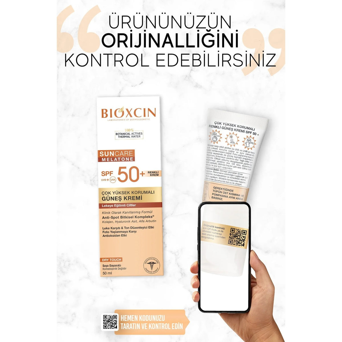 Bioxcin Sun Care SPF50 Sunscreen
