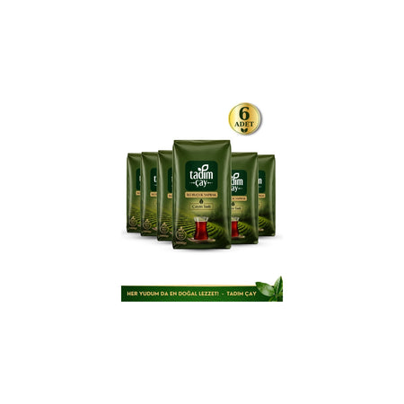 Tadim tea Iki Bucuk Yaprak 6 pieces 1000 g ( HAKIKI RIZE tea , pack black tea) - MALLTURK