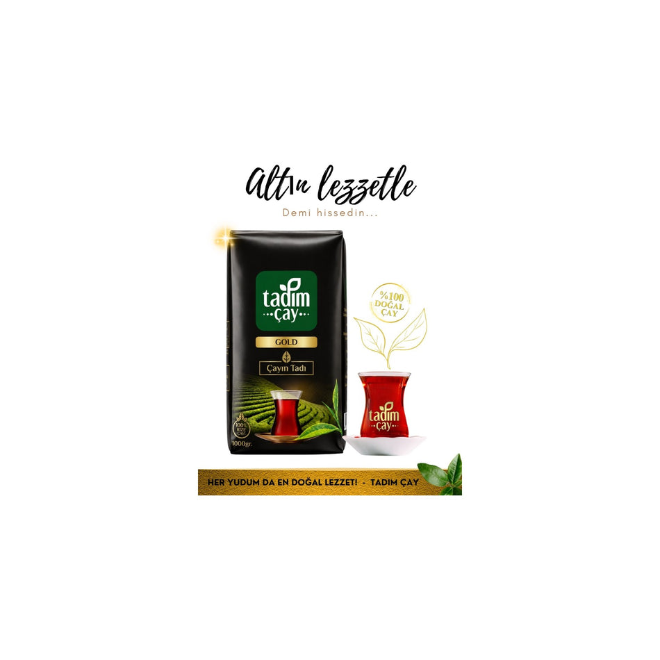 Tadim tea Gold 1000 g (HAKIKI RIZE tea, pack black tea) - MALLTURK