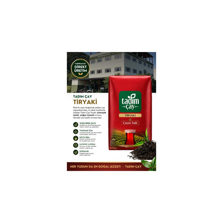 Tadim tea Tiryaki 1000 g (HAKIKI RIZE tea, pack black tea) - MALLTURK